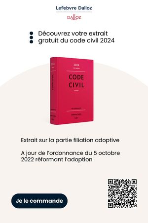 Extrait du code civil