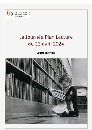 Plan Lecture