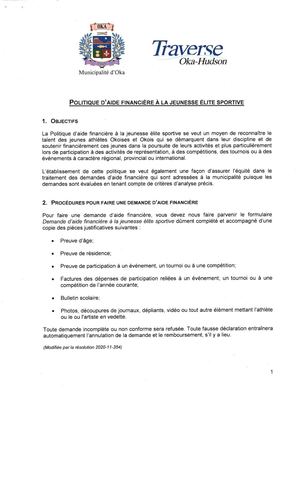 Politique jeunesse élite sportive