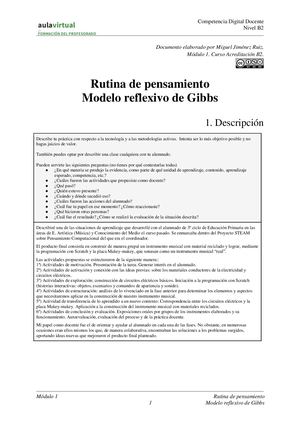 Rutina De Pensamiento Miguel JR B2