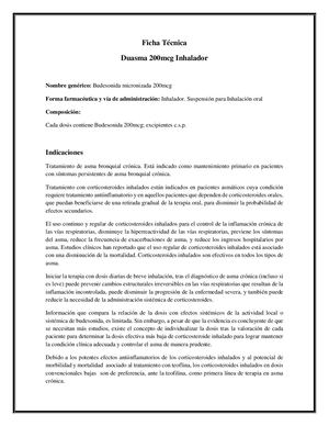 Ficha Técnica Duasma