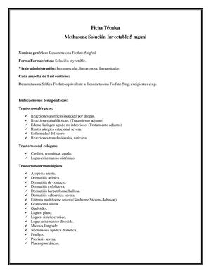 Ficha Técnica Methasone