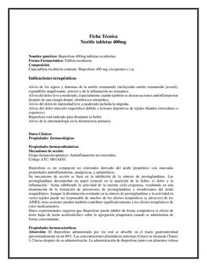 Ficha Técnica Noritle 400mg