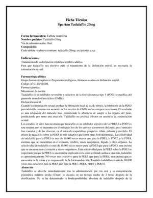 Ficha Técnica Spartan