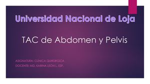 Tac Abdomen Anatomía Radiológica