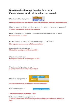 Comment Creer Un Circuit De Voiture Avec Scratch Coorection