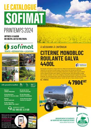 Catalogue Printemps 2024 Sofimat