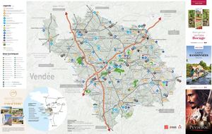 Carte Touristique 2024 - Vendée Bocage