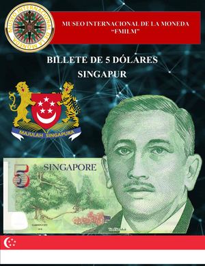 Billete De 5 Dólares De Singapur Museo Internacional De La Moneda