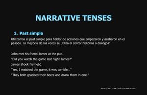 Narrative Tenses