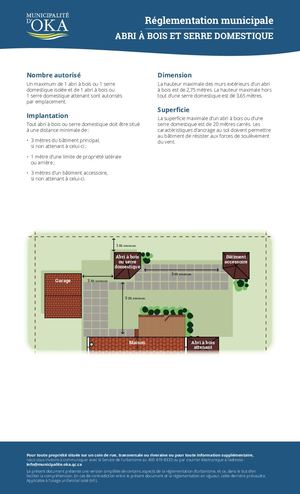Règlement 2013-111 - FICHE-RÉSUMÉ - Abri à bois et serre domestique