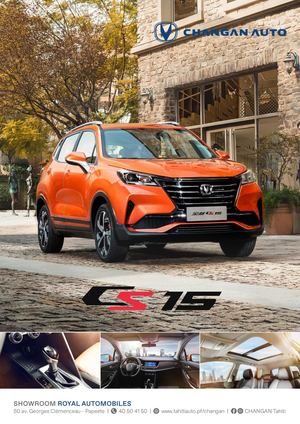 CHANGAN CS15 2023 Royal Automobiles Tahiti