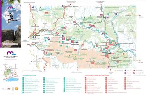 Carte Touristique Mont Lozere 2024