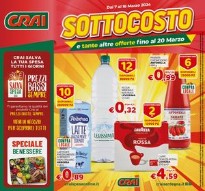 Volantino CRAI Sardegna dal 7 al 16 marzo