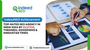IndeedSEO Achievement: Top Rated Seo Agency In India 2024 By Clutch, The Hindu, Goodfirms & Hindustan Times