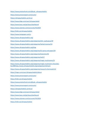 Psychedelics benefits