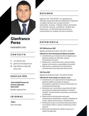 CV Gianfranco Perez