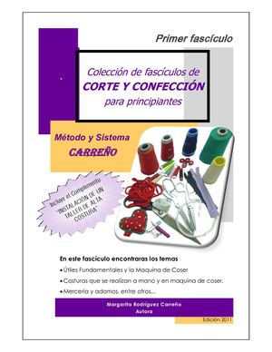 Corte Y Confeccion Para Principiantes Margarita Rodriguez Carreo Compress