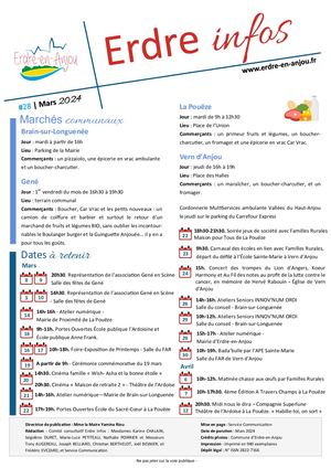 Erdre Infos n°28 - Mars 2024