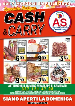 As Cash And Carry Pasqua 2024