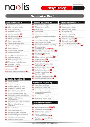 Fiches Eaysycatalog R06 Mars 2024