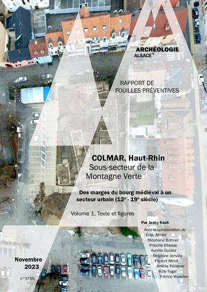 COLMAR, Sous-secteur de la Montagne Verte - vol.1 (f)