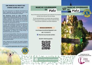 Depliant Marche Gourmande 2024