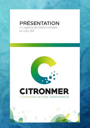Présentation Citron Mer - com environnementale
