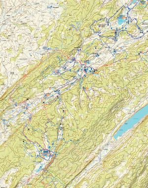 Carte Rando Secteur Chapelle Des Bois - Mouthe