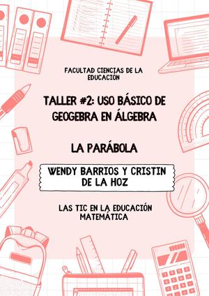 Taller #2 La parábola
