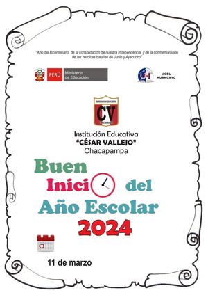 Programa de apertura del año escolar 2024