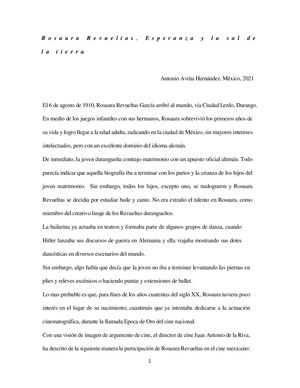 Rosaura Revueltas, Esperanza Y La Sal De La Tierra (1)