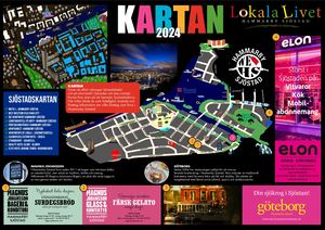 Sjöstadskartan 2024 Hammarby Sjöstad