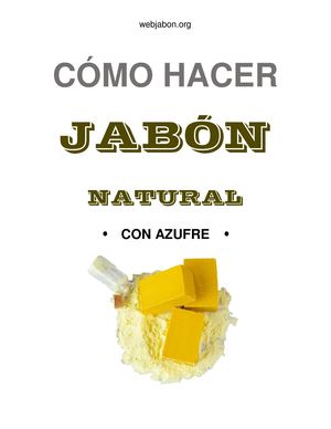 Como hacer Jabón de Azufre Paso a Paso