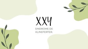 Síndrome de Klinefelter (xxy)
