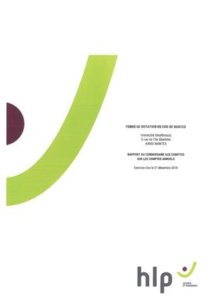 Rapport du Commissaire aux Comptes 2018 Fonds De Dotation Chu Nantes