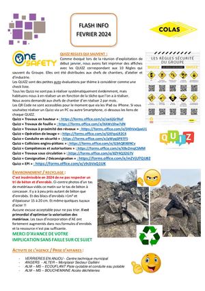 2 Flash Info Fevrier 2024