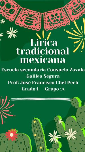 Lírica Tradicional Mexicana