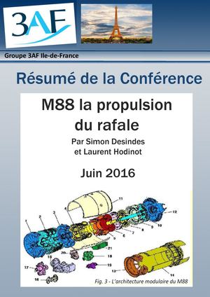 2016 06 M88 La Propulsion Du Rafale Par Simon Dessindes Et Laurent Hodinot Résumé