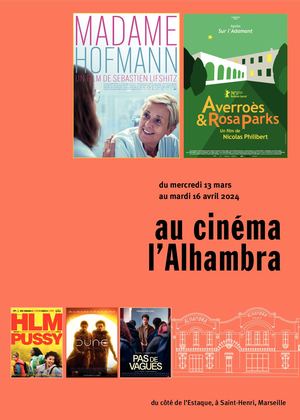 Programme du cinéma l'Alhambra à Marseille du 13 mars au 16 avril 2024