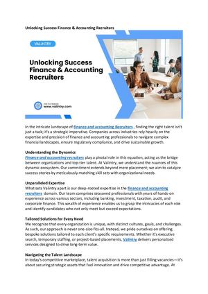 Unlocking Success Finance & Accounting Recruiters (1)
