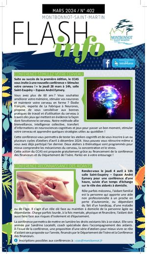 Flash info n°402 mars 2024