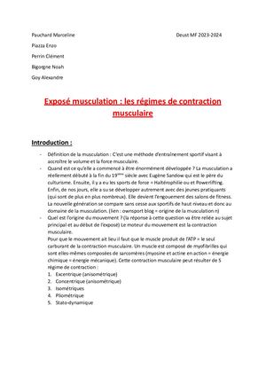 Exposé Musculation Docx