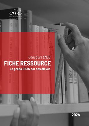 Fiche Ressource - l'EN3S par ses élèves