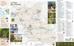 Carte Touristique 2024 Du Pays Des Achards et du Lac du Jaunay