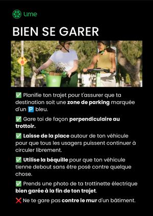 Notice Bien Se Garer Vélos