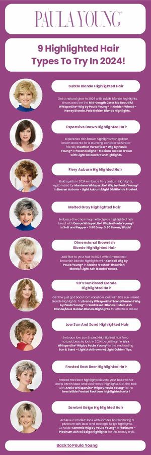 9 Highlighted Hair Types To Try In 2024