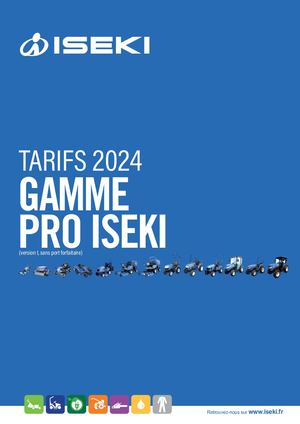 Tarif Iseki Pro 2024
