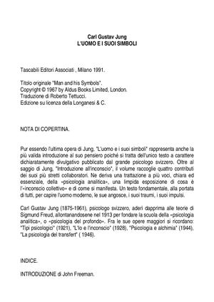Luomo E I Suoi Simboli Jung Carl Gustav (1)