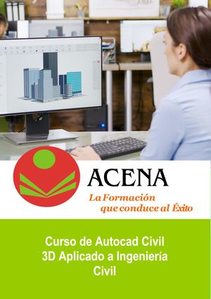 Autocad Civil 3d Aplicado a Ingenieria Civil, Esp.